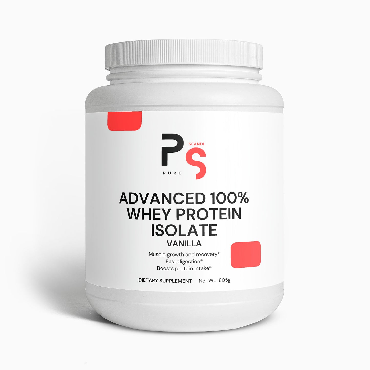 Advanced 100% Whey Protein Isolate (Vanilla)